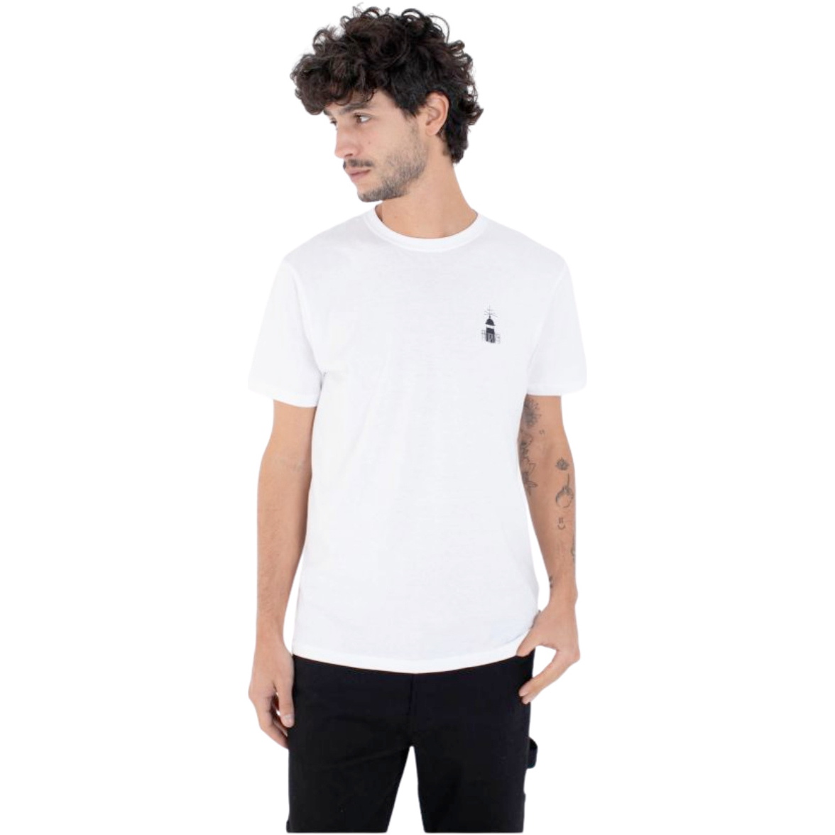 2026 Hurley Mens Nazare SQNS Tee MTSEUPH0005 - Newprint